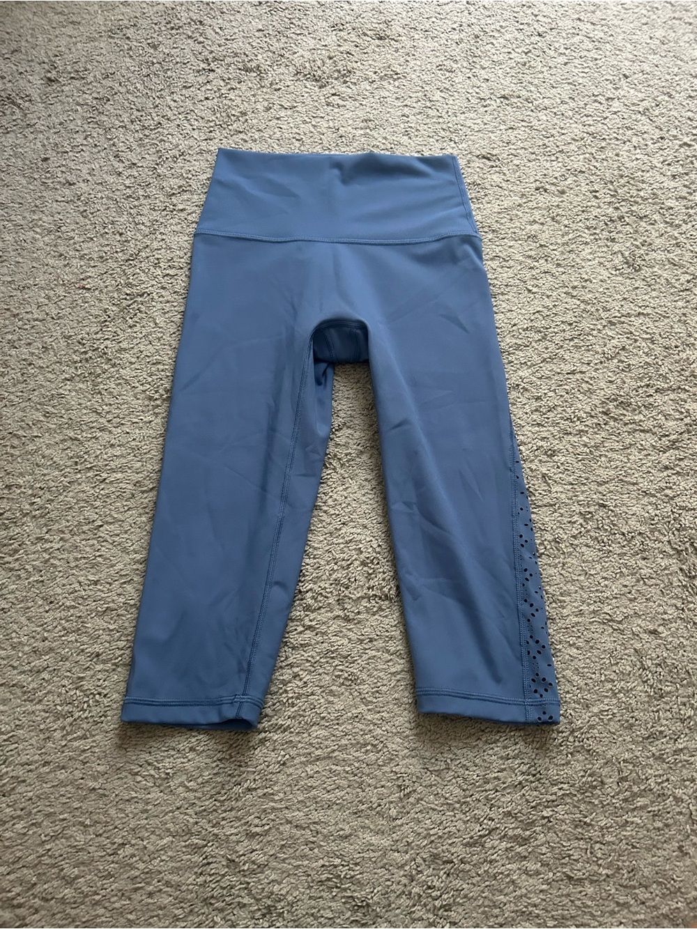 Aerie High-Waist Performance Capri Leggings - Blue